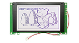 Display monocromatico grafico 240x128 (5,35 pollici, COB, RA6963) -  WG240128A1