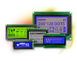 Display grafici, Moduli LCD grafici, Display monocromatico, Display a cristalli liquidi