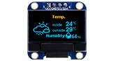 Dual Color OLED, Dual Color Display - WEA012864MX