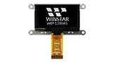 128x64, 2.42吋 COG 繪圖型 OLED 顯示器+鐵框 - WEF012864G