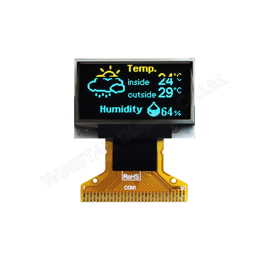 0.96 inch 128x64 2 Color OLED Display Module - WEO012864ABX