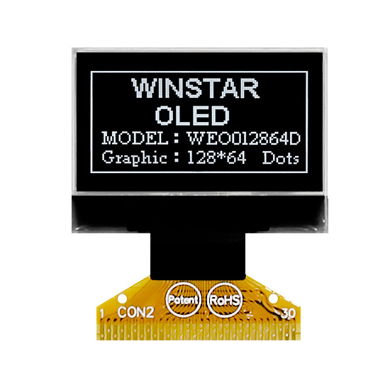 薄型 0.96寸 OLED 显示模块 - WEO012864D