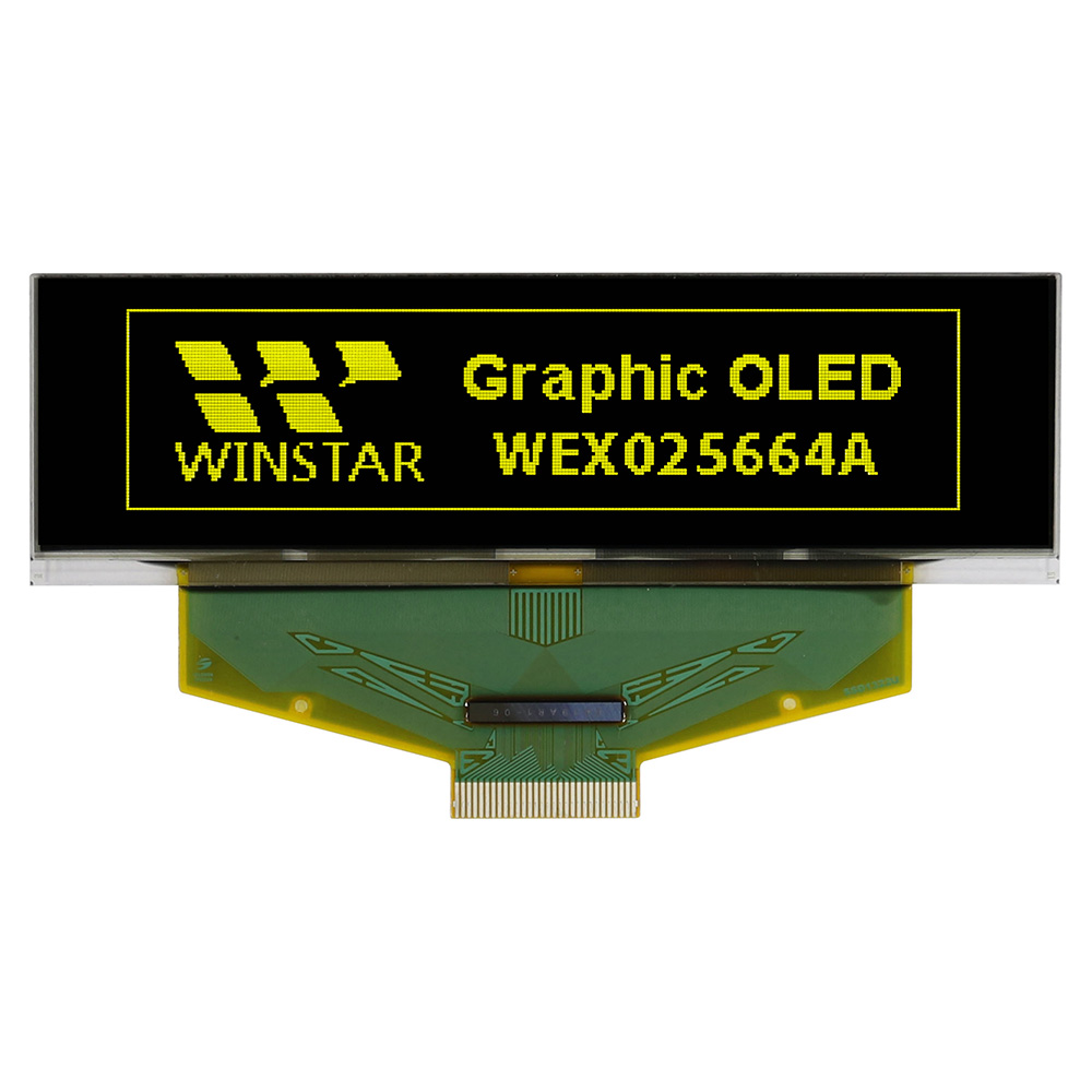 2.8인치 OELD, 256x64 COF  OLED 디스플레이 - WEX025664A