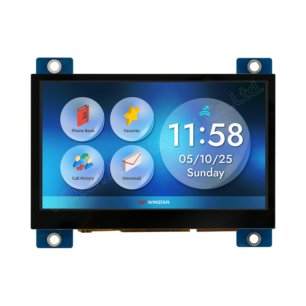 4.3 inch 480x272 For HDMI Signal High Brightness TFT Display with PCAP - WF43WSYFEDHGV