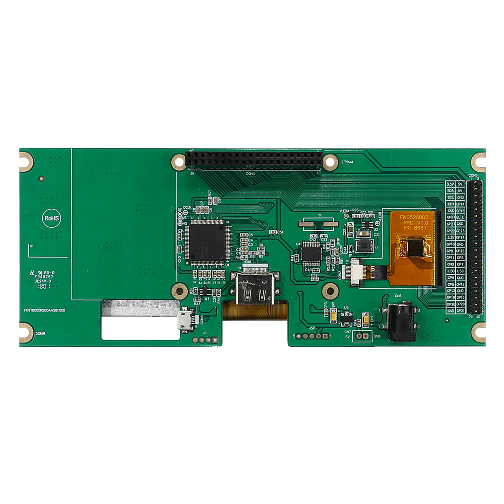 5.2” For HDMI Signal PCAP Bar TFT (For Raspberry PI Series Use) - WF52ASZFSDHGV