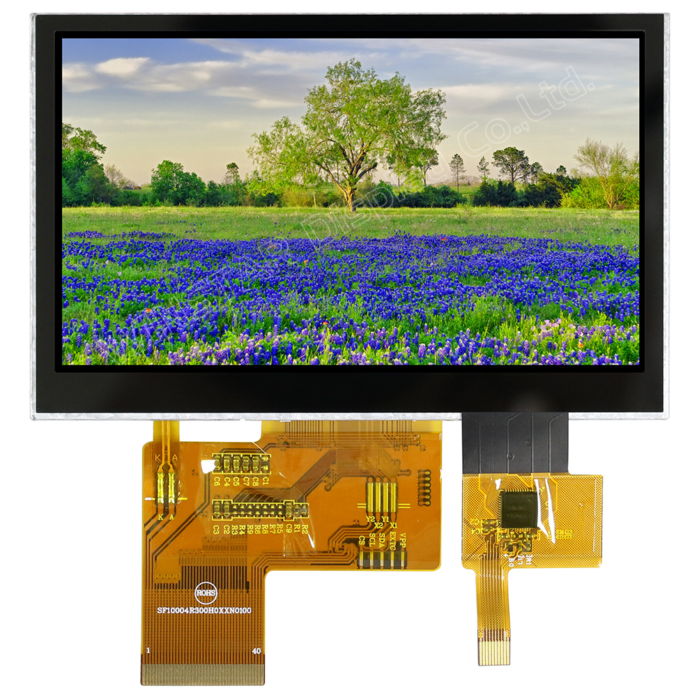 TFT LCD (PCAP) 4.3 дюйм с высокой яркостью - WF43VSIAEDNGA