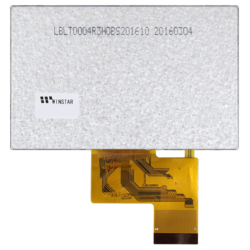 広視野角 RTP タッチパネル TFTモジュール - 4.3インチ - WF43VSZAEDNT0