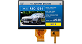 Display TFT LCD de 7 polegadas 800x480 de alta luminosidade com touch PCAP - WF70D3SIAGDNG0