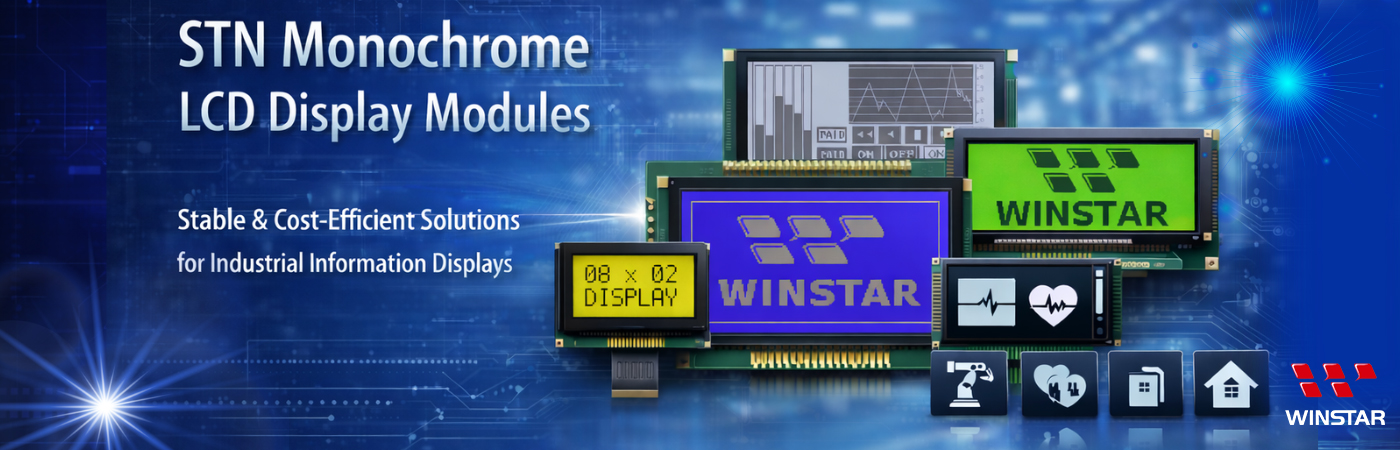 STN Monochrome LCD Display Modules