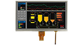 Display LCD IPS LVDS 1024x600 de 10,1 com painel de toque resistivo - WF101JTYAHLNT0