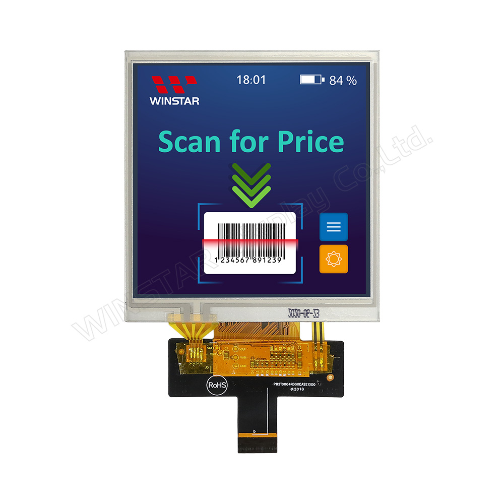 4 дюймовый IPS TFT LCD дисплей с резистивной сенсорной тач панелью и увеличенной яркостью (MIPI интерфейс)  - WF40ESWAA6MNT0