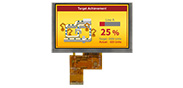 Display LCD IPS LVDS 800x480 de 5 polegadas, ST7262 - WF50FTWAGLNN0