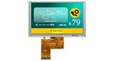 5 Zoll TFT, Resistives Display - Winstar 5 Zoll TFT LCD Modul - WF50FTYAGDNT0