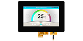 7吋 1024x600 IPS LVDS TFT LCD 顯示器，配備電容式觸控面板 (較大觸控玻璃) - WF70A8TYAHLNGC