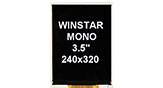 Display TFT Monocromático de 3,5 polegadas, 240x320, ST7511, MCU - WF35NTVAJDNN0