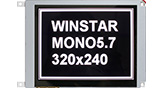 5.7 inç Kapasitif Dokunmatik Monokrom TFT Ekran - WF57STIACDNGB