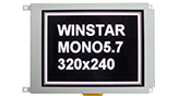 Display TFT Monocromático de 5,7 polegadas, 320x240, ST7511, MCU - WF57STIACDNN0