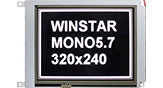 5.7 inç Dirençli Dokunmatik Monokrom TFT Ekran - WF57STIACDNT0