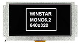 6,2 Monochrom TFT Aktiv Matrix Display - WF62ATXGRDNN0