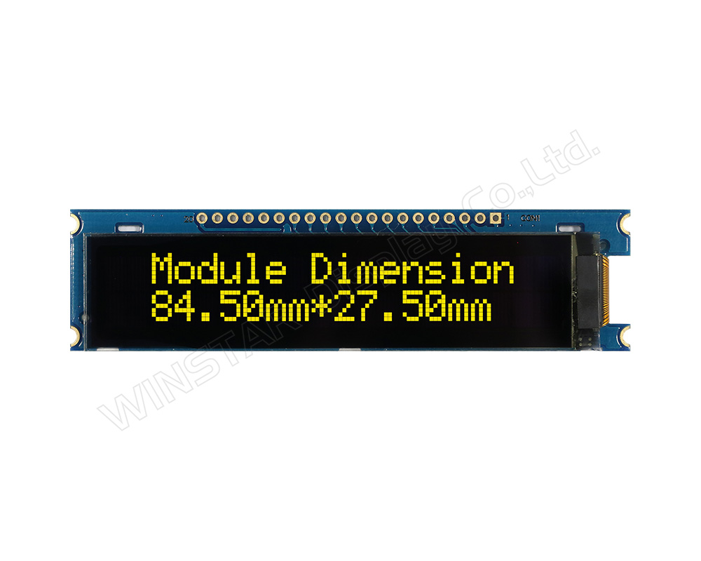 20 Characters x 2 Lines COG OLED Display with PCB - WEA002002A