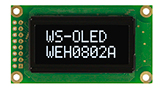 8x2 OLED Character Display - WEH000802A