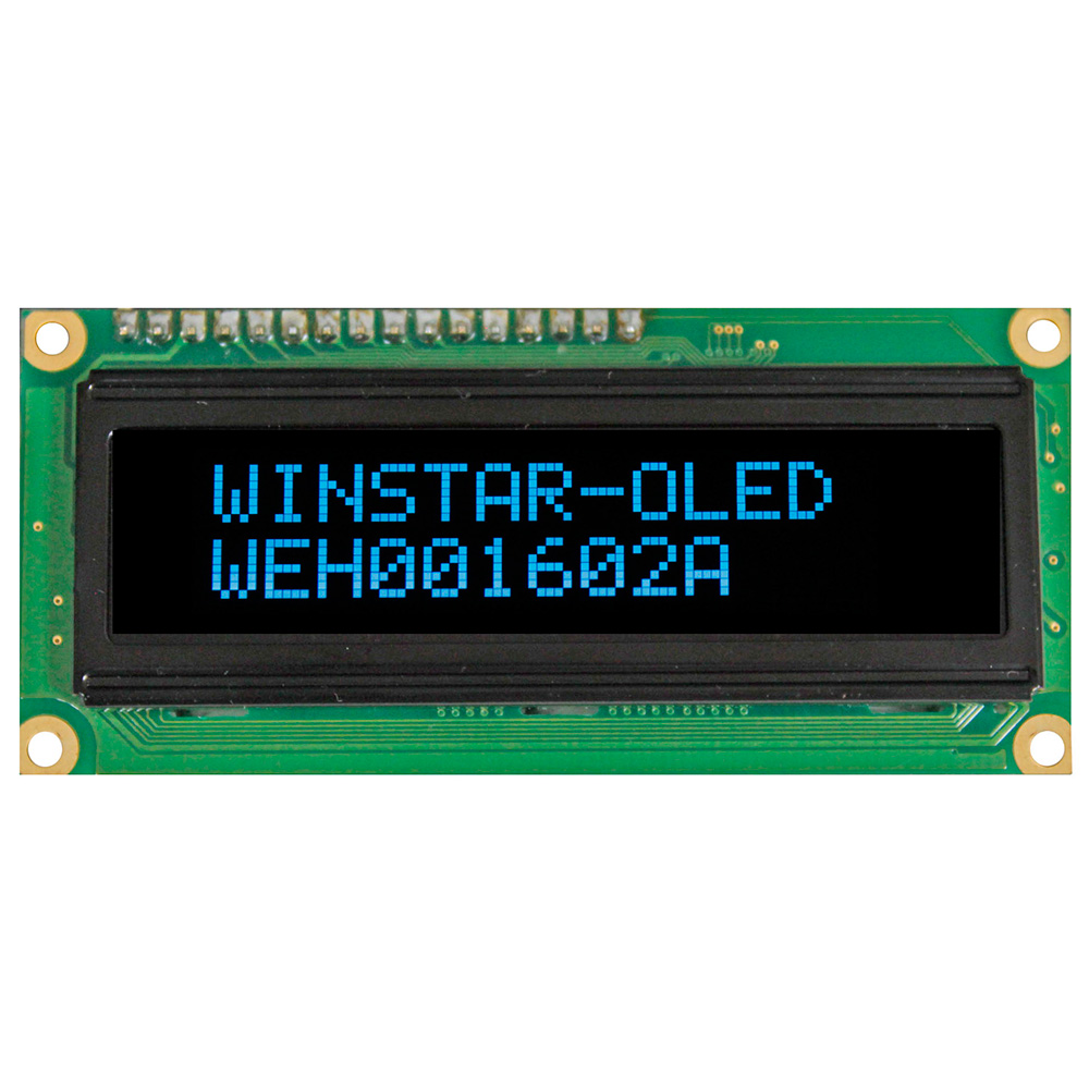 1602 字符点阵OLED显示器-COB - WEH001602A