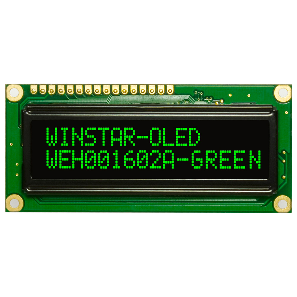 16x2 OLED Character Display - WEH001602A