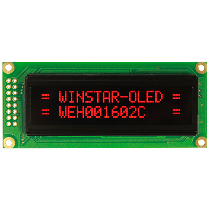 Символьные OLED модули 16x2 - WEH001602C