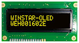 Display OLED COB 16 caracteres x 2 linhas de 2,29 polegadas - WEH001602E