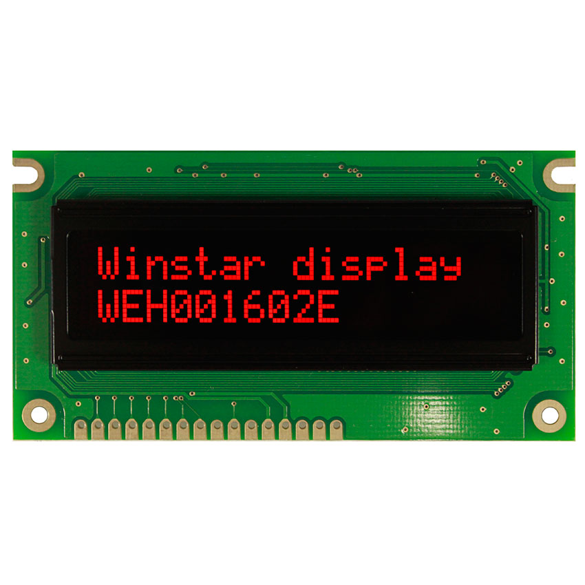 OLED Module 字元顯示16x2 - WEH001602E