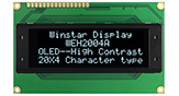 4x20 OLED, 4x20 Display - WEH002004A