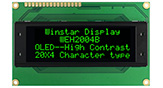 OLED 20x4, 2.88 inch Character OLED - WEH002004B