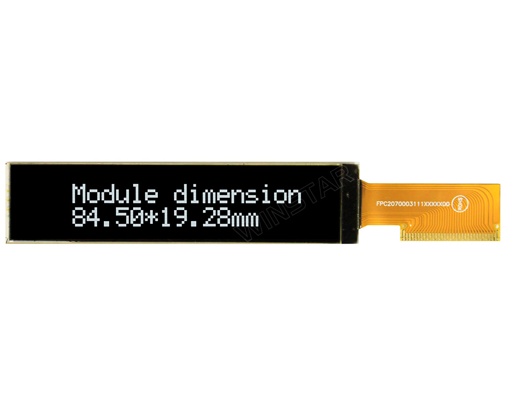 Display OLED Alfanumérico COG 20x2 de 2,93 - WEO002002A