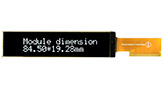 2.93吋OLED, 20字x2行 字元 OLED 顯示器模組 (SSD1311) - WEO002002A