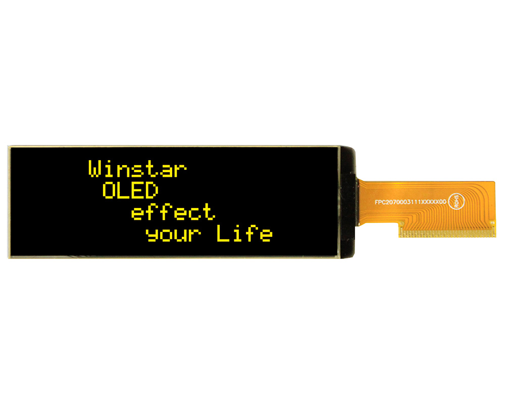 SSD1331 OLED Display 20 Characters x 4 Lines - WEO002004C