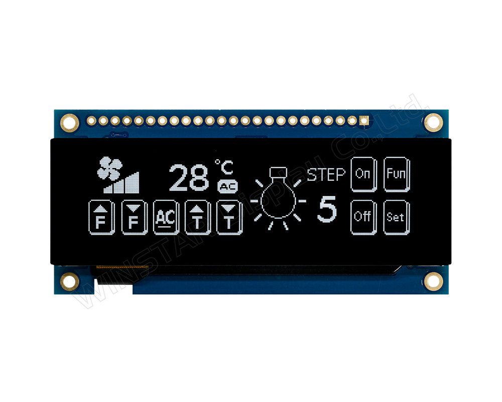 2.8寸 OLED模块25664带触控面板支持灰阶 - WEN025664A-CTP