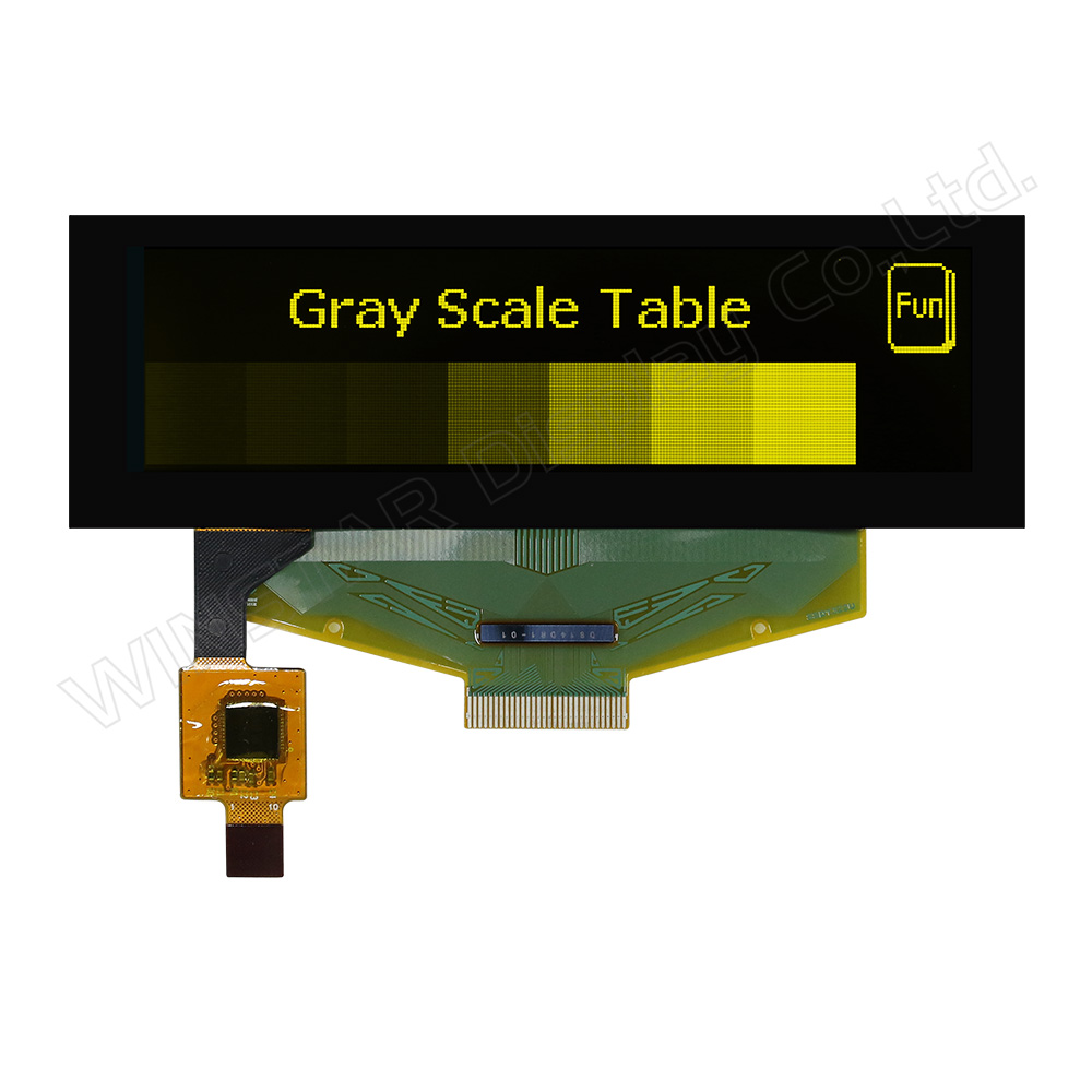 3.12" 256x64 OLED Display with Touch Panel - WEX025664B-CTP