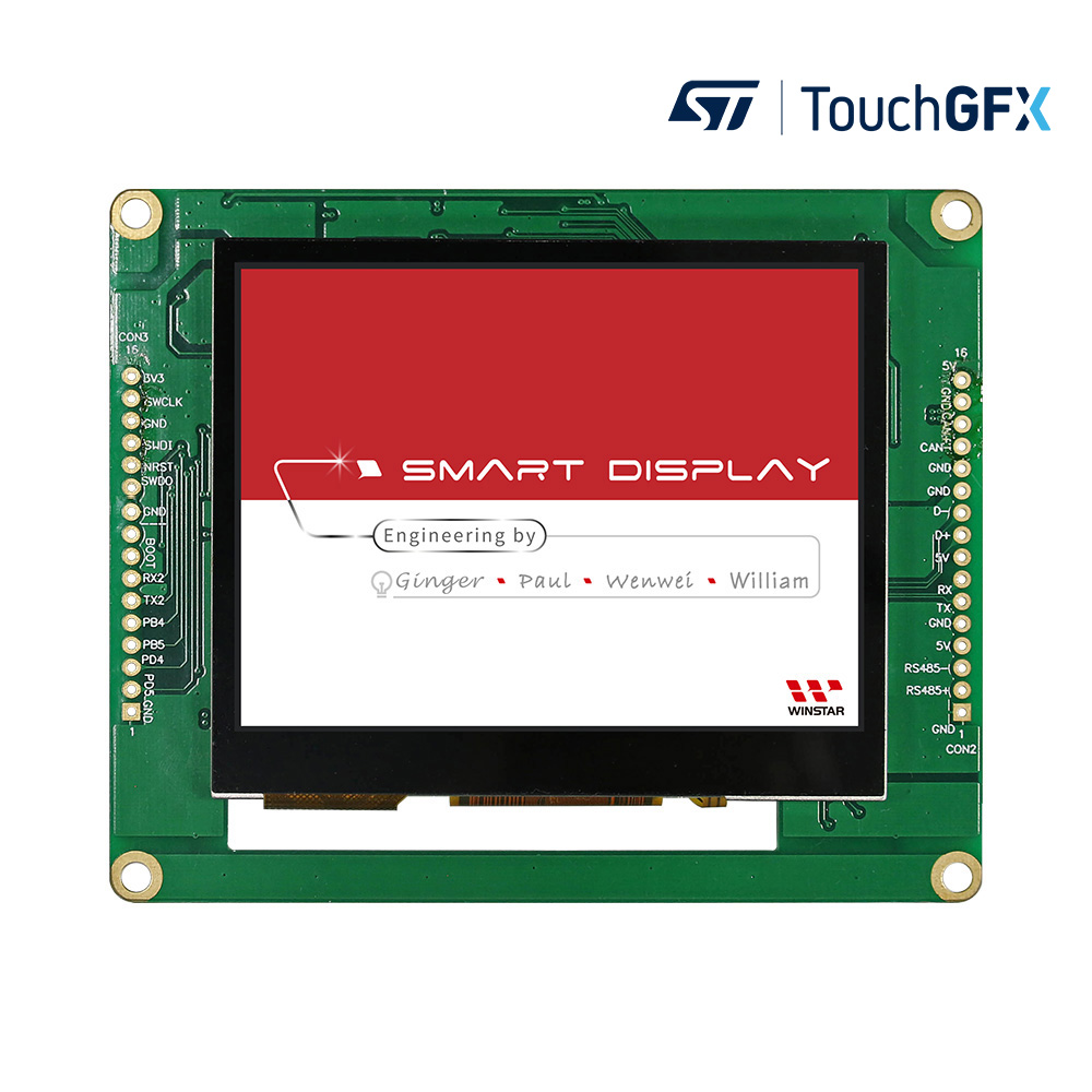 3.5 inch CAN Bus TFT Display with Projected Capacitive Touch (Industrial Application) - WL0F00035000XGAAASB00