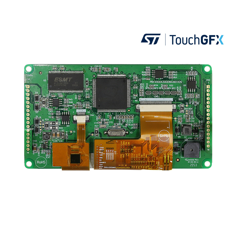 4.3 inch CAN Bus IPS TFT with Projected Capacitive Touch - WL0F00043000WGAAASA00
