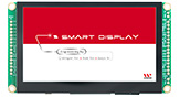 Smart Display 4.3 inch CAN Bus TFT with Projected Capacitive Touch (Custom CAN ID + GPIO), CAN Display - WL0F00043000WGAACSA00