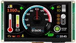 Smart Display 7 inch CAN Bus TFT with Projected Capacitive Touch (CANopen), CAN Open Display - WL0F0007000A8GAAASA00
