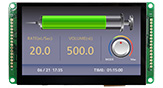 Écran intelligent RS485 Modbus 4.3 pouces avec dalle tactile capacitive - WL0F00043000WGDAASA00