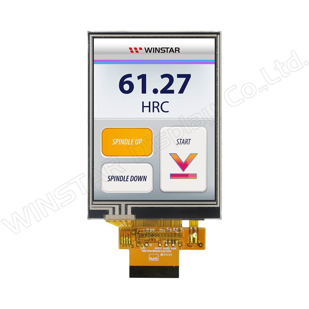 直式萤幕3.2寸TFT LCD模块 (电阻式触控) - WF32DTLAJDNT0
