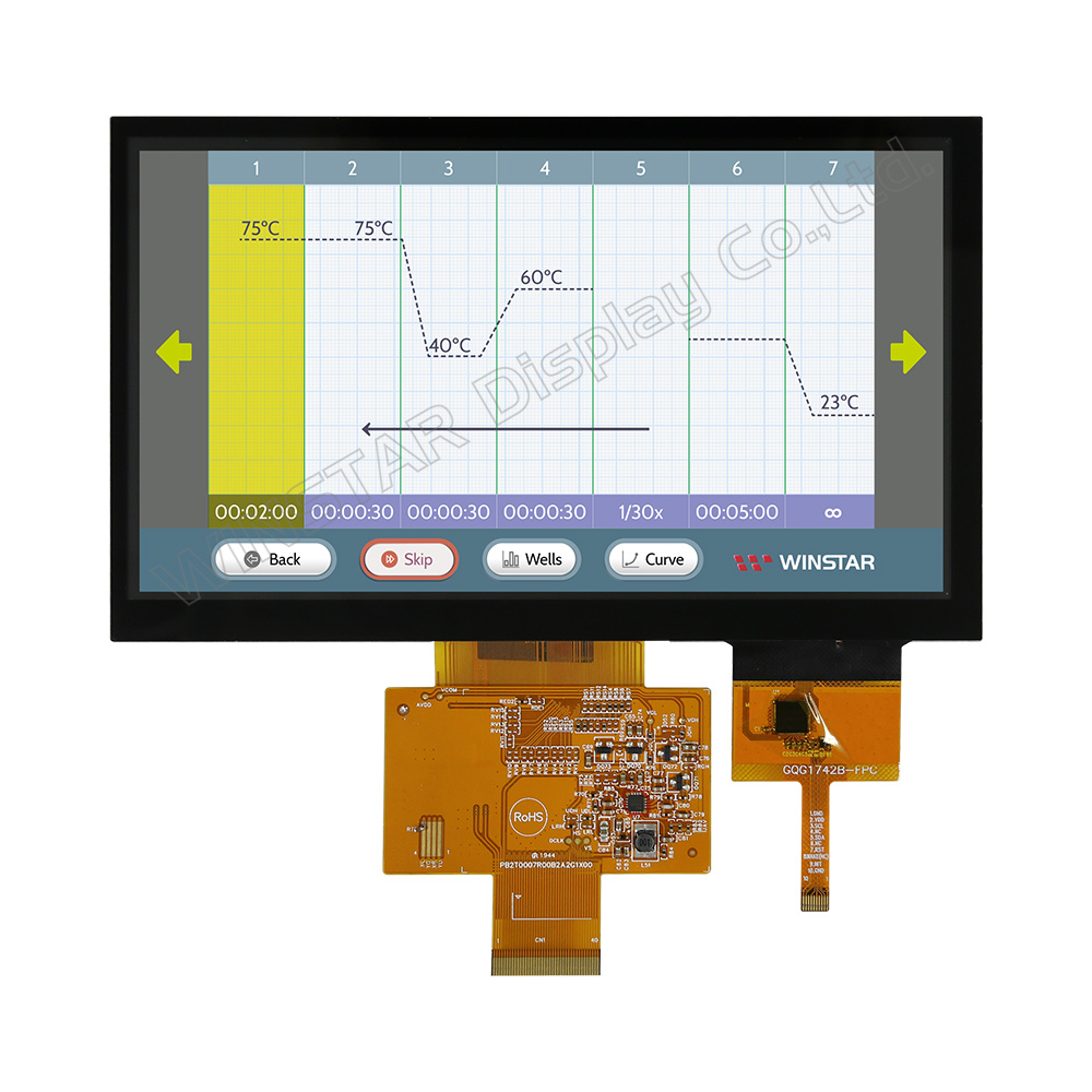 7" TFT Color LCD Display Module with PCAP - WF70B2SIAGDNGA