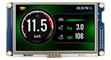 4.3-inch TFT-LCD Display Module with Resistive Touch Screen and Built-in Controller Board (Compatibility with Arduino boards) - WF43WTYBEDST0