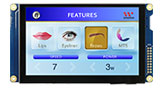 5 吋 800x480 TFT IPS LCD 顯示模組，配備投射式電容觸控及 BT815Q 控制板 - WF50FSYBGDSGA