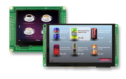 UART Display, UART TFT Display, UART TFT LCD, UART Interface, UART Display Module