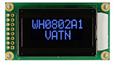8x2 藍色LED背光VATN LCD