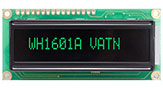 车用显示器, 16x1 绿色背光VATN高亮度LCD