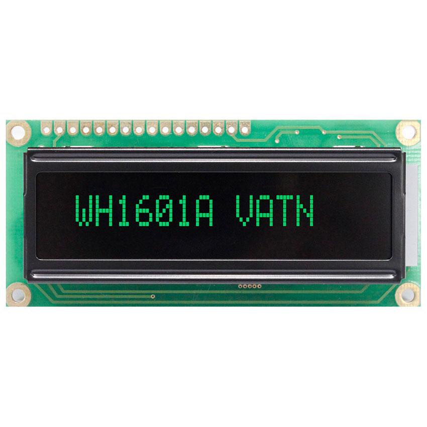 VATN LCD mit grüne LED-Hintergrundbeleuchtung 1x16